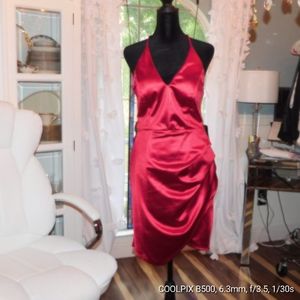 (3) Gorgeous cocktail dress criss cross in the back Sz 11 brand new with tags